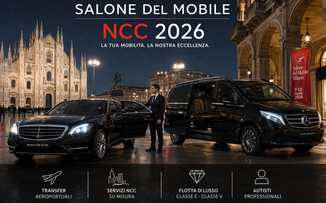 COME MUOVERSI CON UN CHAUFFEUR – NCC AL SALONE DEL MOBILE 2026